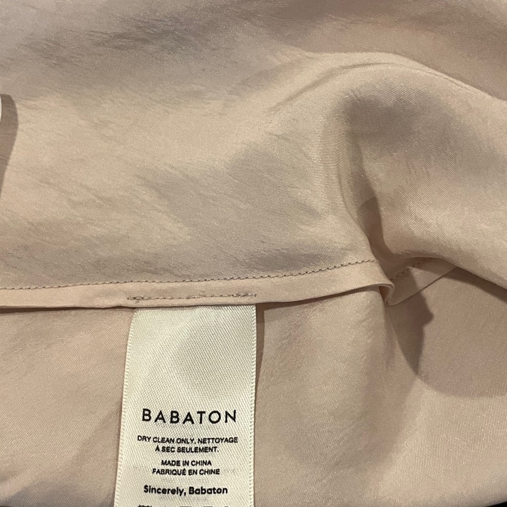 Y2K Babaton Light Cream A-Line Skirt - Picture 7 of 7